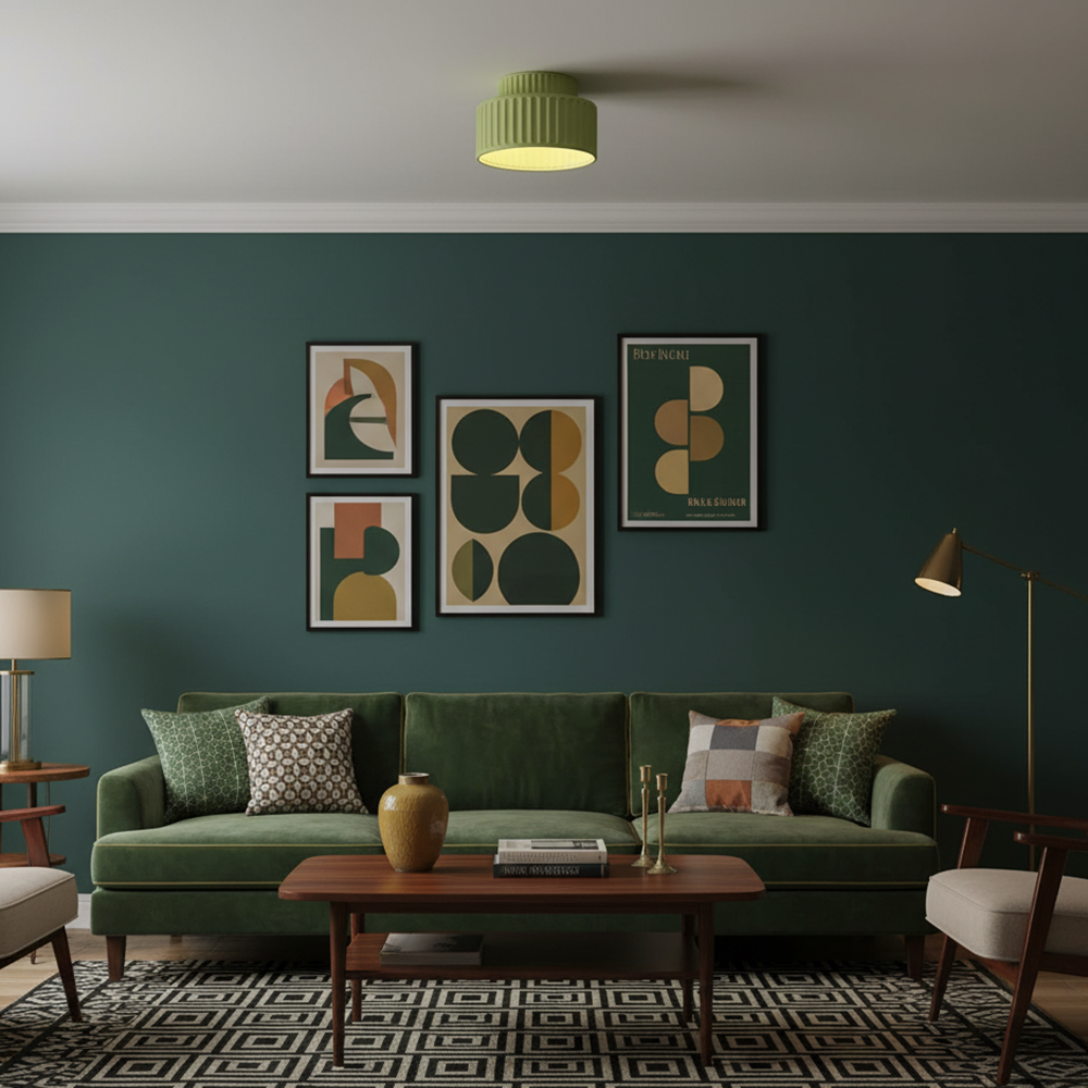 مصباح سقف كامي 11.8 - 6.2 بوصة