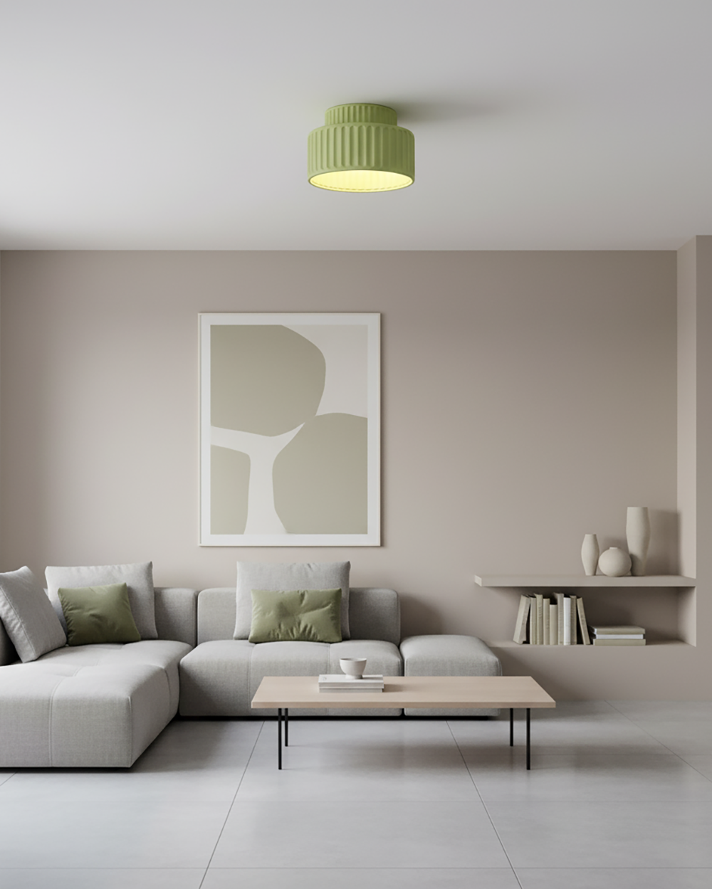 مصباح سقف كامي 11.8 - 6.2 بوصة