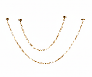 Alabaster Pearl Necklace Chandelier