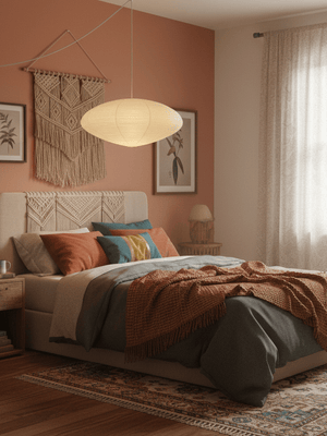 Washi Paper Swag Pendant Light