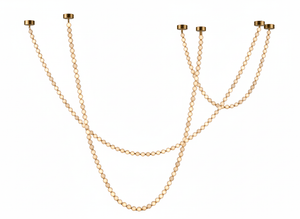 Alabaster Pearl Necklace Chandelier
