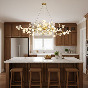 Gingko Chandelier I