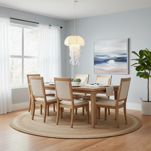 Lámpara colgante de tela Medusa 