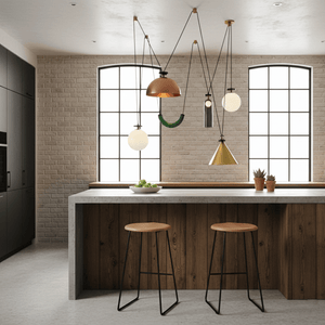 Geometric Shape Art Modern Chandelier