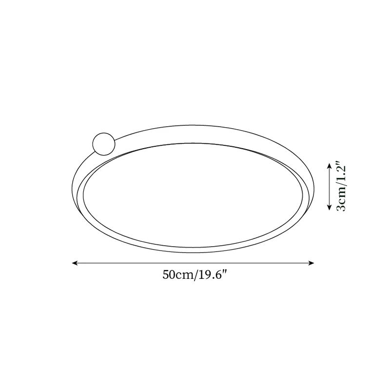 Geos LED Ceiling Light — 寸法図 2