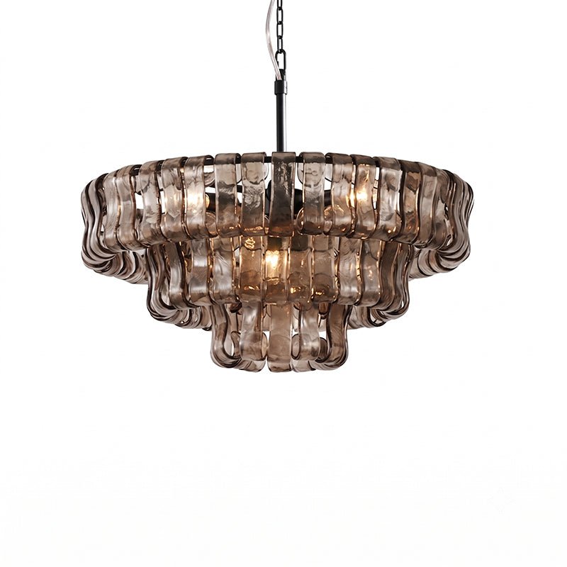 Ghiaccio Layered Glass Chandelier – detail 26