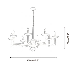 Gilded Vine Chandelier