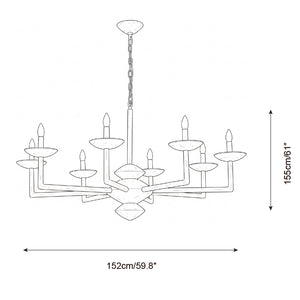 Gilded Vine Chandelier