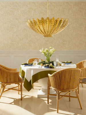 Gilded Acanthus Chandelier