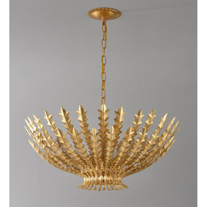 Gilded Acanthus Chandelier