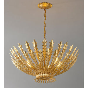 Gilded Acanthus Chandelier