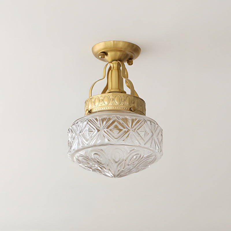 Gilded Prism Ceiling Lamp – detail 12