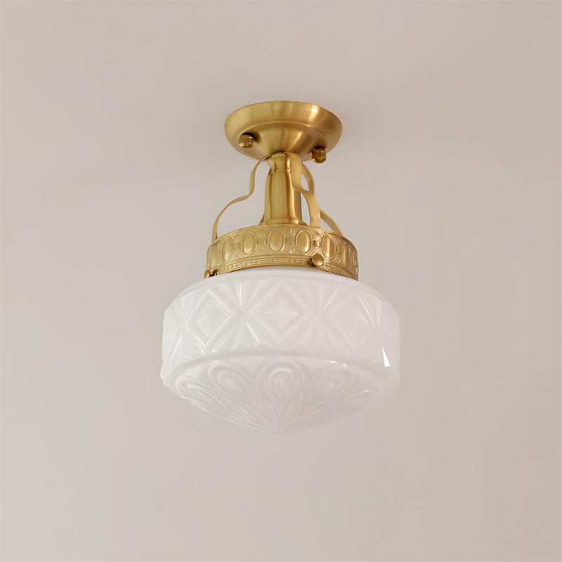 Gilded Prism Ceiling Lamp – detail 11