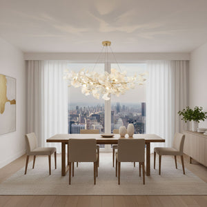 Horizon Bloom Gingko Chandelier