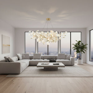 Horizon Bloom Gingko Chandelier