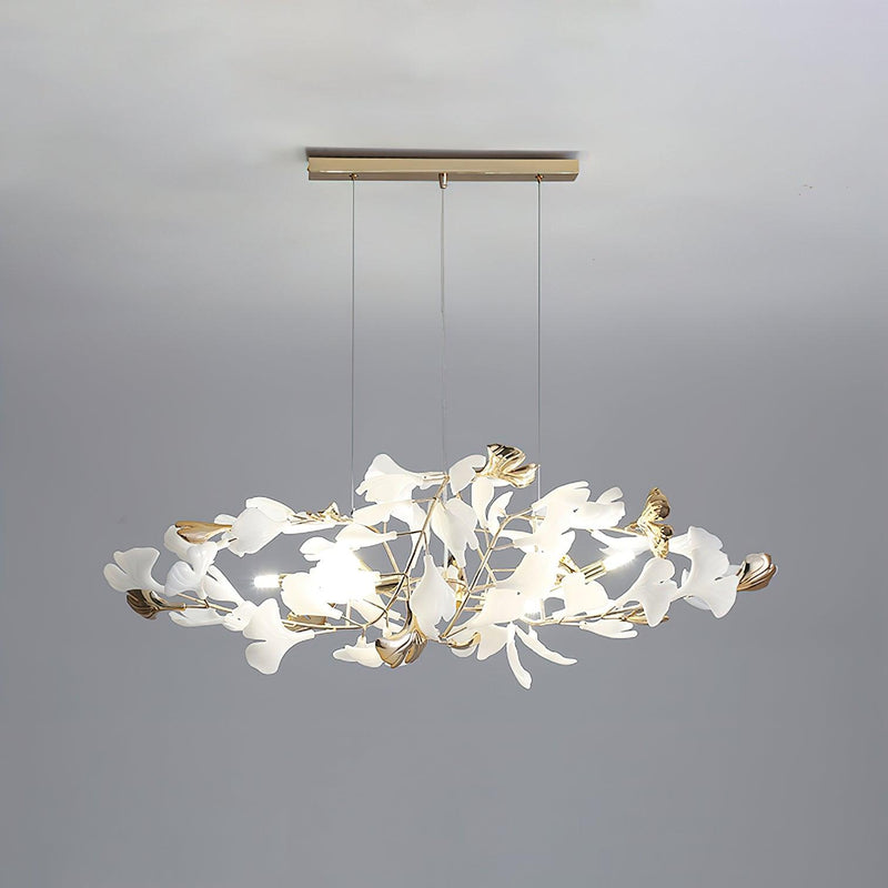 Gingko Bough Round Chandelier – detail 18