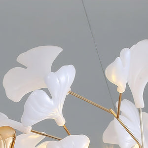 Gingko Bough Round Chandelier