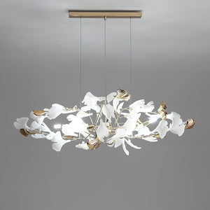 Gingko Bough Round Chandelier