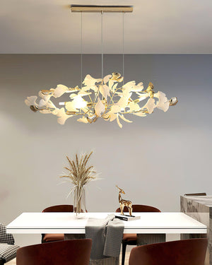 Gingko Bough Round Chandelier