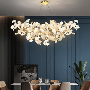 Horizon Bloom Gingko Chandelier