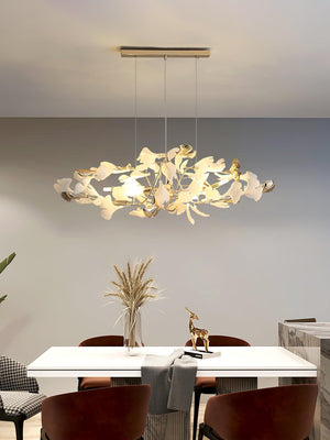 Gingko Bough Round Chandelier