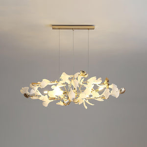 Gingko Bough Round Chandelier