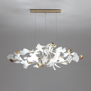 Gingko Bough Round Chandelier