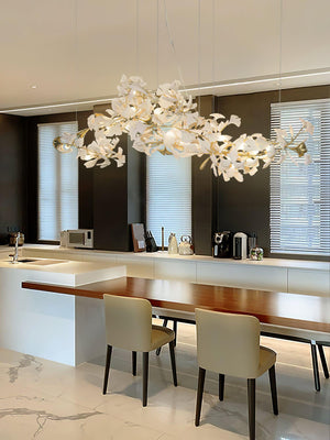Horizon Bloom Gingko Chandelier