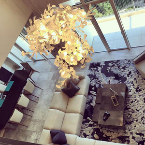 Horizon Bloom Gingko Chandelier