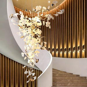 Ginkgo Vine Chandelier