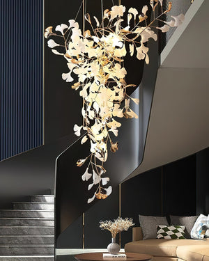 Ginkgo Vine Chandelier