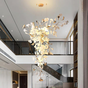 Ginkgo Vine Chandelier