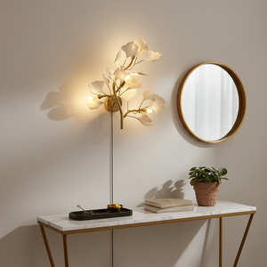 Ginkgo Neiman Plug-In-Wandlampe