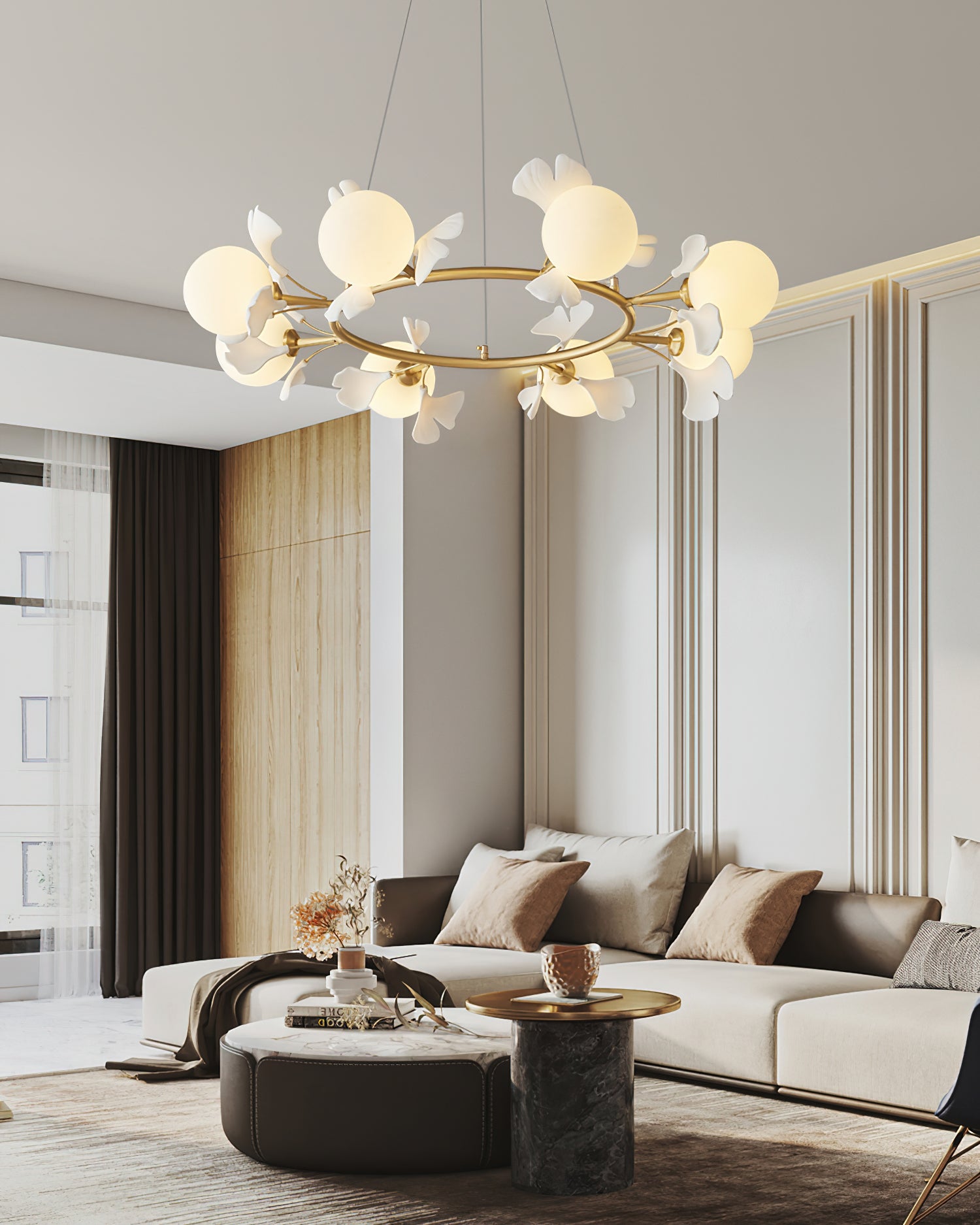 Ginkgo Rosalia Chandelier - Docos