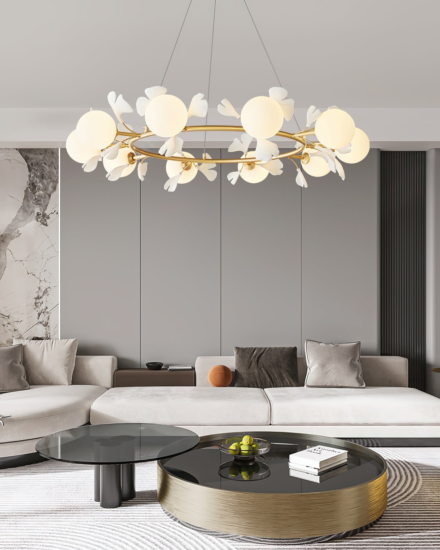 Ginkgo Rosalia Chandelier - Docos