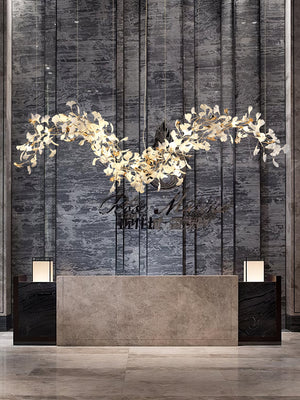 Ginkgo Vine Chandelier