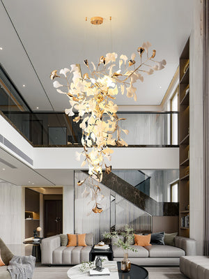 Ginkgo Vine Chandelier