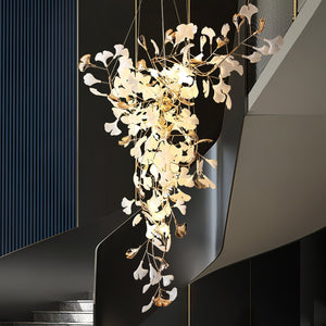 Ginkgo Vine Chandelier