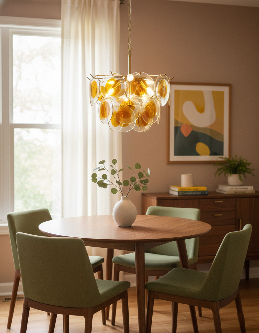 Gino Glass Chandelier