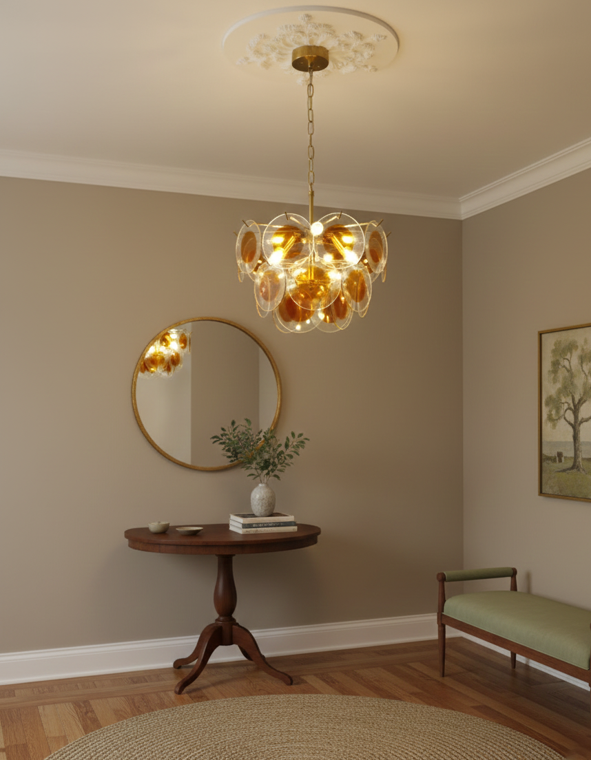 Gino Glass Chandelier