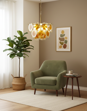 Gino Glass Chandelier