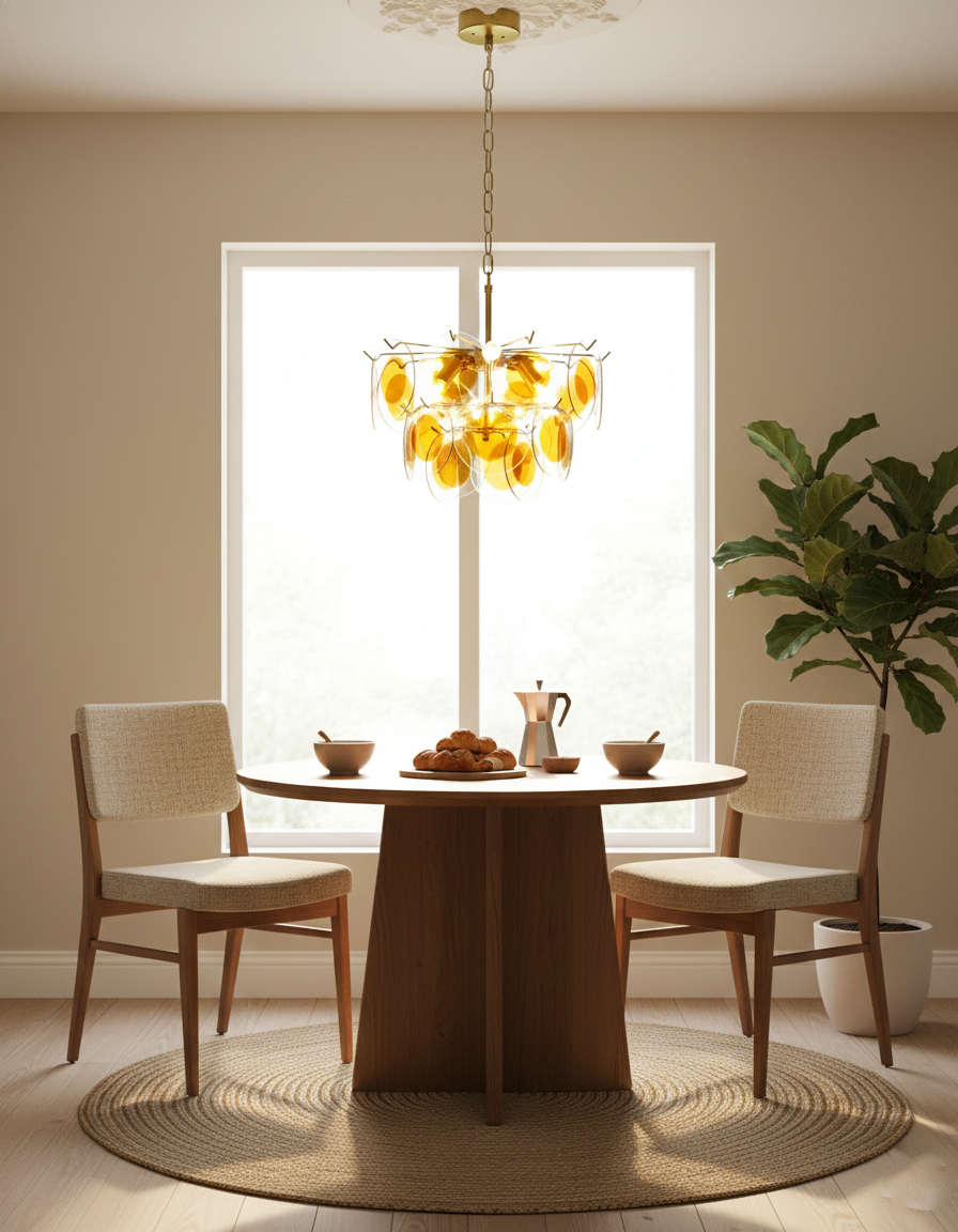 Gino Glass Chandelier