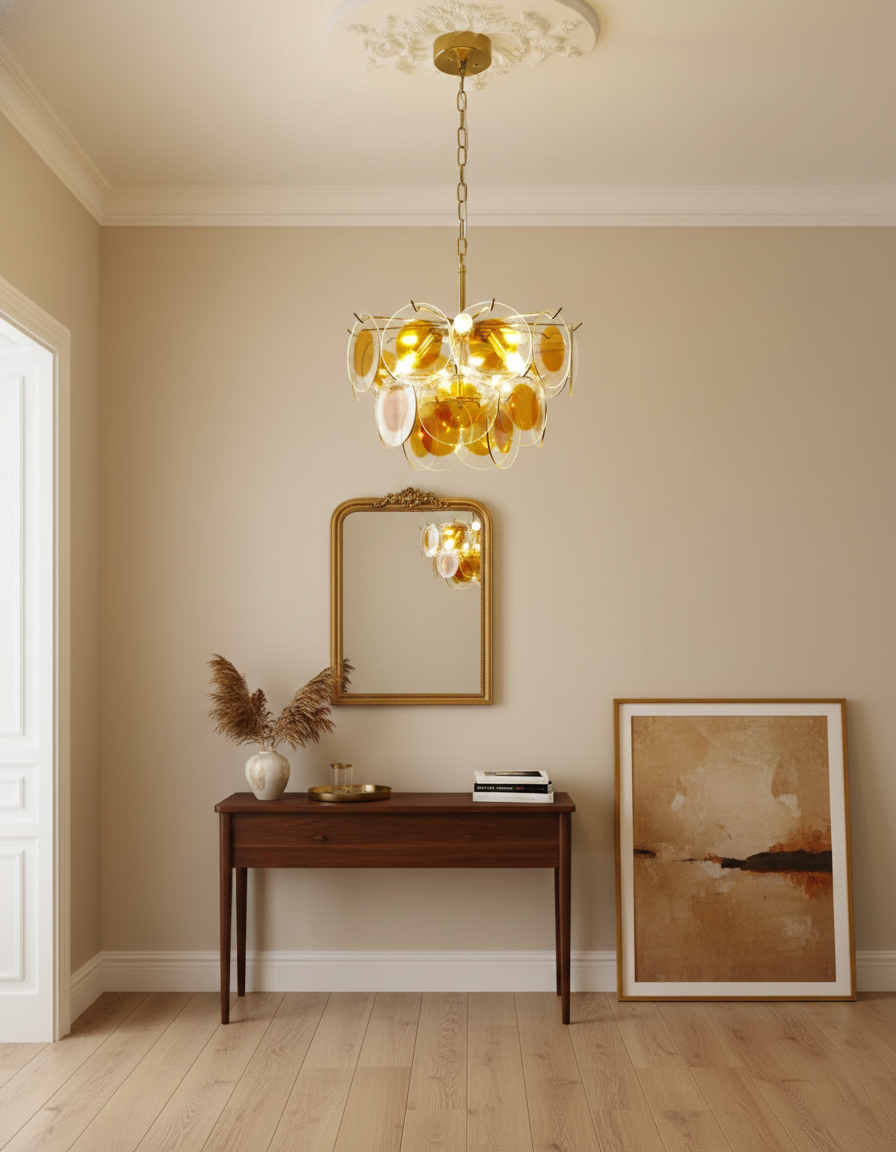 Gino Glass Chandelier