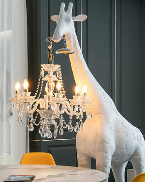 Giraffe Sculpture Floor Lamp