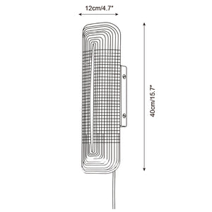 Glacium Plug In Wall Sconce