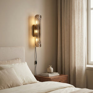 Glacium Plug In Wall Sconce