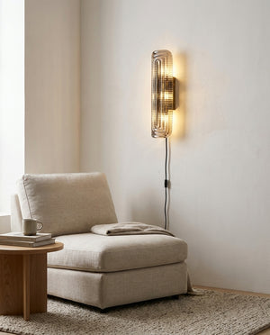 Glacium Plug In Wall Sconce