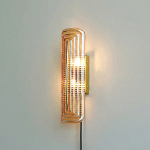 Glacium Plug In Wall Sconce