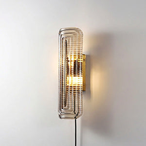 Glacium Plug In Wall Sconce