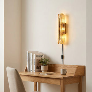 Glacium Plug In Wall Sconce